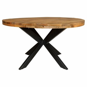 Eettafel Denver naturel rond