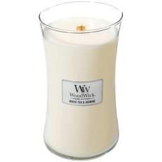 WoodWick kaars Large White tea &amp; jasmine