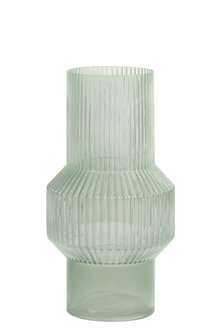 Vaas Lely met getint glas groen