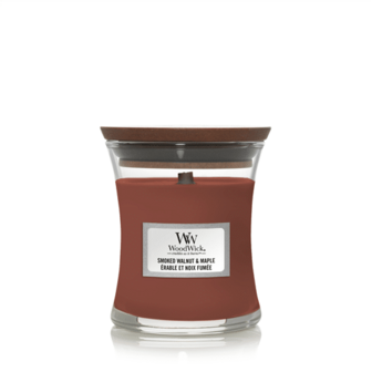 Woodwick kaars small Smoked Walnut &amp; Maple