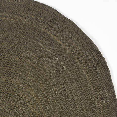 Vloerkleden Jute - Army green - Jute - 180