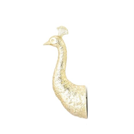 Wanddecoratie Pavo gold