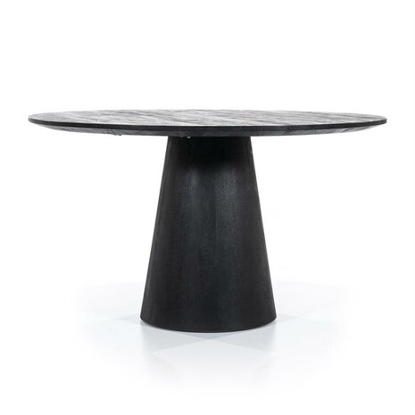 Eettafel Aron Rond zwart 