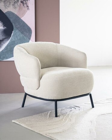 Fauteuil David beige